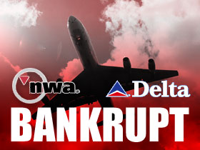 NWA and DELTA Bankrupt